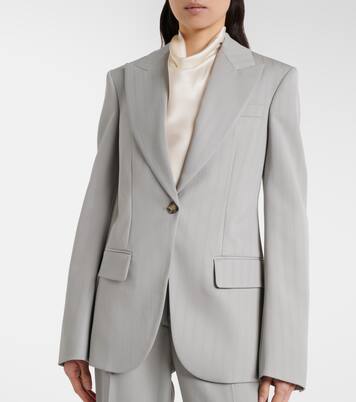 Striped wool blazer | Stella McCartney