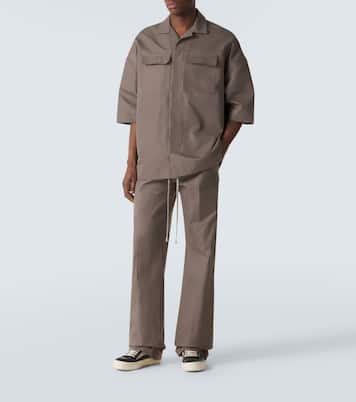 Pantalon droit Dietrich en coton mélangé | Rick Owens
