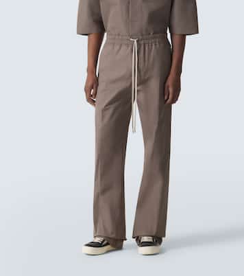 Pantalon droit Dietrich en coton mélangé | Rick Owens