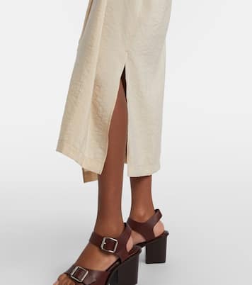 Hemdblusenkleid aus einem Seidengemisch | Lemaire