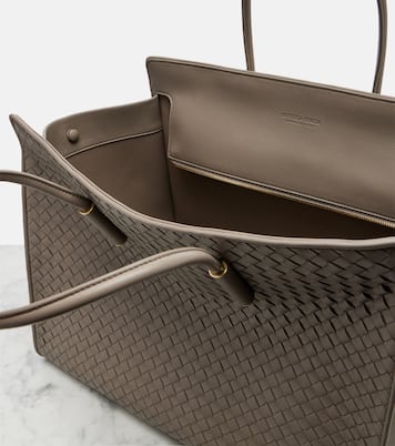 Barbara Medium leather top-handle bag | Bottega Veneta