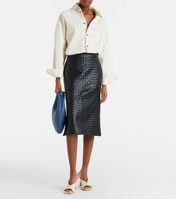 Little Veneta 스몰 레더 숄더 백 | Bottega Veneta