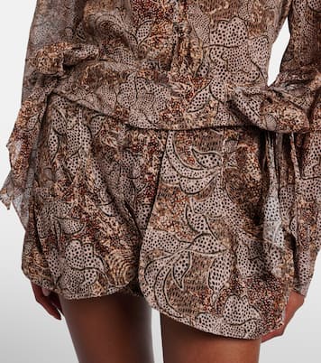 Coralie printed cotton miniskirt | Isabel Marant