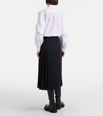 Pleated midi skirt | Junya Watanabe