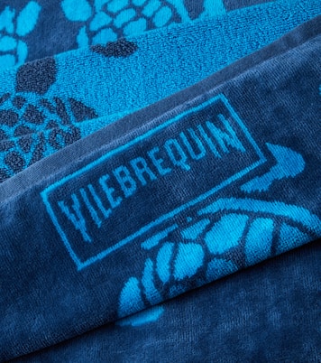 Cotton terry jacquard beach towel | Vilebrequin