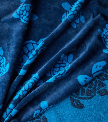 Cotton terry jacquard beach towel | Vilebrequin