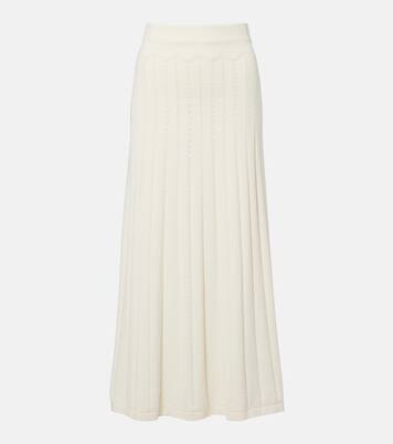 Falda larga Mieralla de pointelle en mezcla de algodón | Faithfull