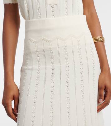 Falda larga Mieralla de pointelle en mezcla de algodón | Faithfull