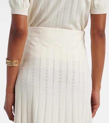 Falda larga Mieralla de pointelle en mezcla de algodón | Faithfull