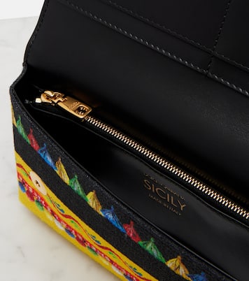 Sicily Mini printed top-handle bag | Dolce&Gabbana