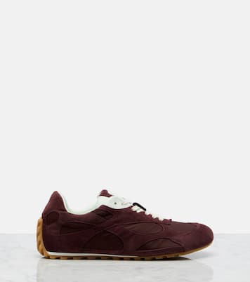 Orbit Flash suede-trimmed sneakers | Bottega Veneta