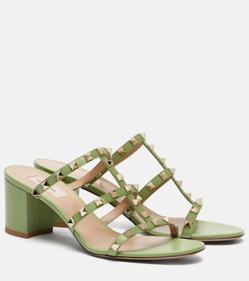 Rockstud leather sandals | Valentino Garavani