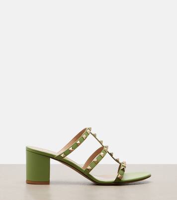 Rockstud leather sandals | Valentino Garavani