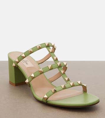 Rockstud leather sandals | Valentino Garavani