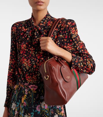 Bowling Bag Borsetto Large aus Leder | Gucci