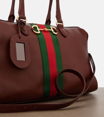 Bowling Bag Borsetto Large aus Leder | Gucci