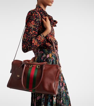 Bowling Bag Borsetto Large aus Leder | Gucci