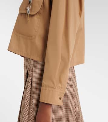 Hooded cotton-blend jacket | Moncler