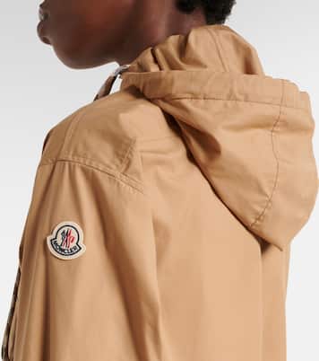 Hooded cotton-blend jacket | Moncler