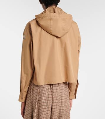 Hooded cotton-blend jacket | Moncler