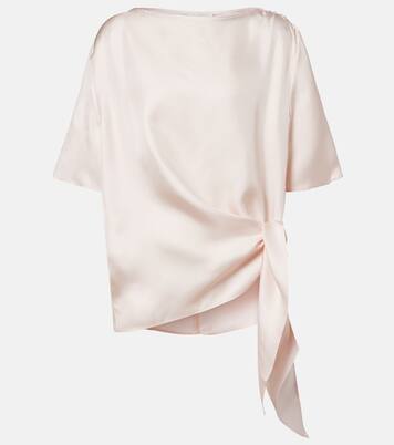 Mano silk satin top | Loulou de Saison