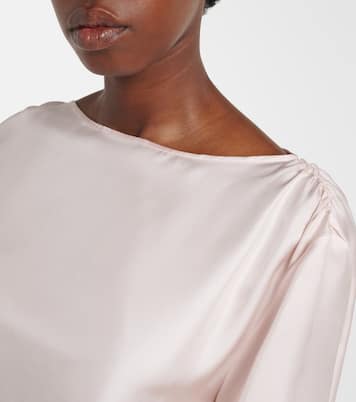 Mano silk satin top | Loulou de Saison