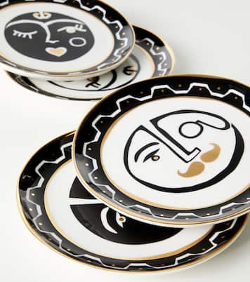 Marseilles set of 4 porcelain side plates | Jonathan Adler