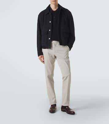 Cotton-blend slim pants | Lardini