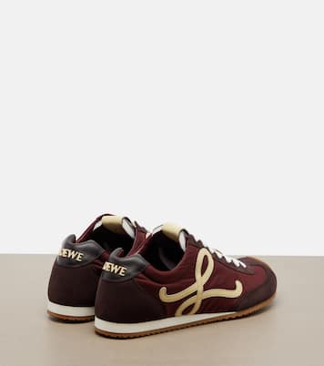 Ballet Runner 2.0 suede-trimmed sneakers | Loewe