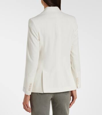 Double-breasted wool and cashmere blazer | Eleventy