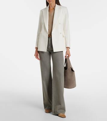 Double-breasted wool and cashmere blazer | Eleventy