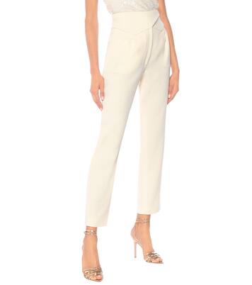 Pantalon Basque à taille haute en laine | Blazé Milano