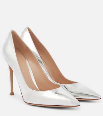 Gianvito 105 metallic leather pumps | Gianvito Rossi