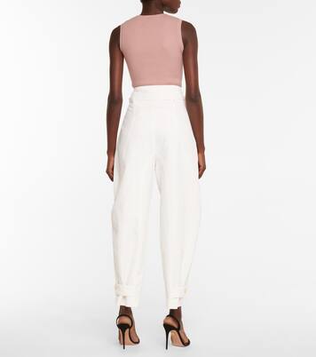 Pantalon Daisy en coton et lin mélangés | Stella McCartney