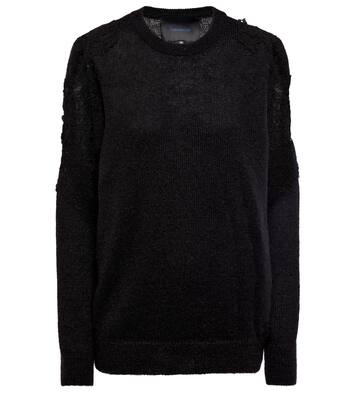 Pull Mattie en mohair mélangé à dentelle | Costarellos