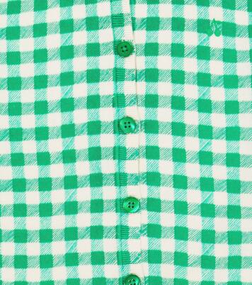Aversa gingham cotton cardigan | Bonpoint