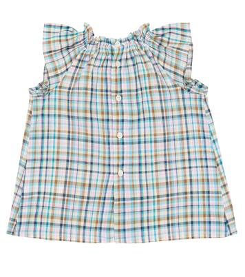Baby Ange checked cotton blouse | Bonpoint