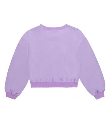 Sweat-shirt imprimé en coton mélangé | Moschino Kids