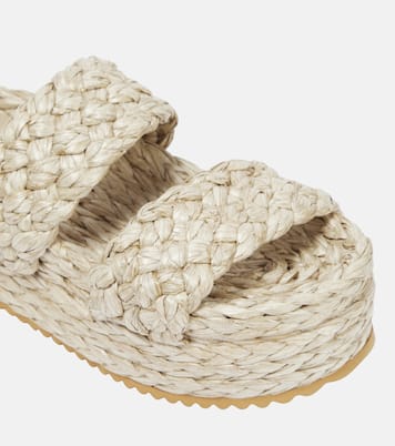 Platform raffia sandals | Dodo Bar Or