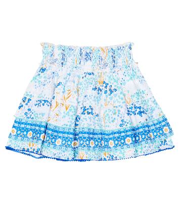 Floral cotton skirt | Poupette St Barth Kids