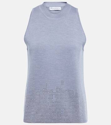 Verziertes Top aus Wolle | JW Anderson