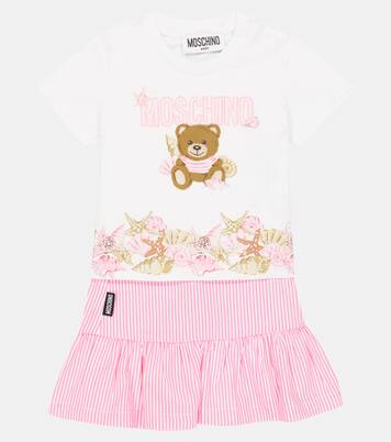 Baby - T-shirt e gonna in misto cotone | Moschino Kids