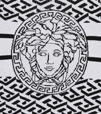 Medusa Greca cotton and wool sweater | Versace Kids