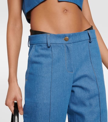 Pantalon Ule à taille basse en jean | Aya Muse