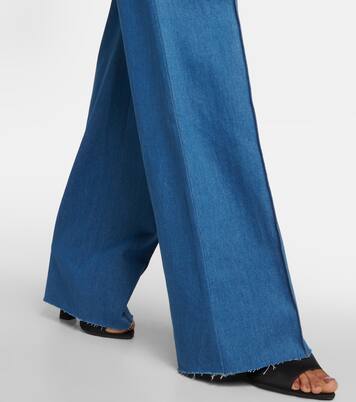 Pantalon Ule à taille basse en jean | Aya Muse