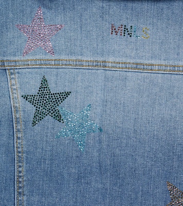Embellished denim jacket | Monnalisa