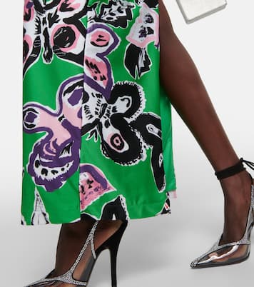 Robe longue imprimée à ornements | Area