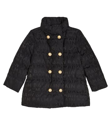 Logo down jacket | Balmain Kids
