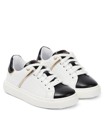 Leather sneakers | Balmain Kids