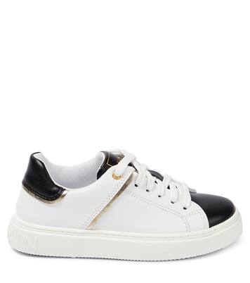 Leather sneakers | Balmain Kids